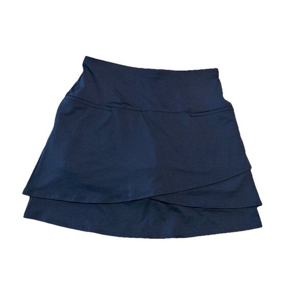 Lucky in Love Pants - lucky in love Ladies Sz S Tennis Golf pickleball skort Stretch pull on Navy Blue